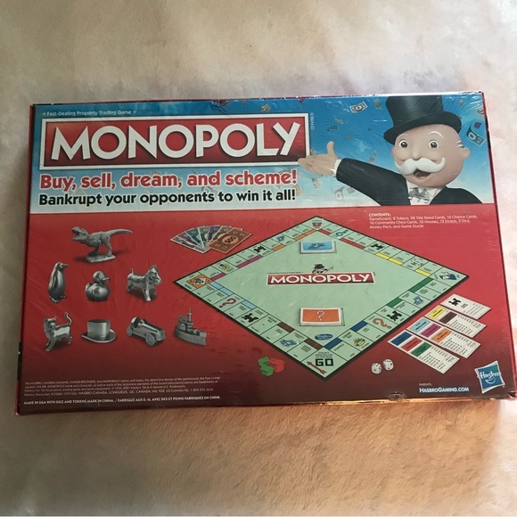Hasbro Monopoly Classic Board Gam 2017 Hasbro Brand New C1009 - Picture 2 of 13